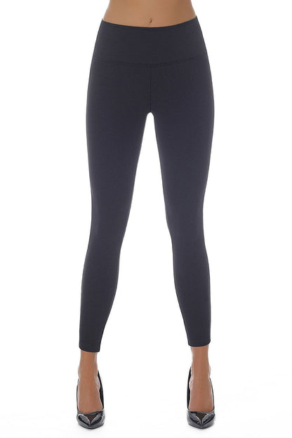 Long leggings model 125944 Blue Stockings