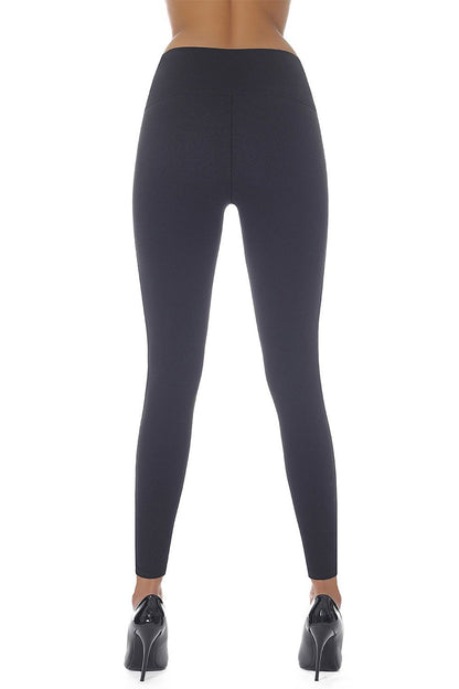 Long leggings model 125944 Blue Stockings