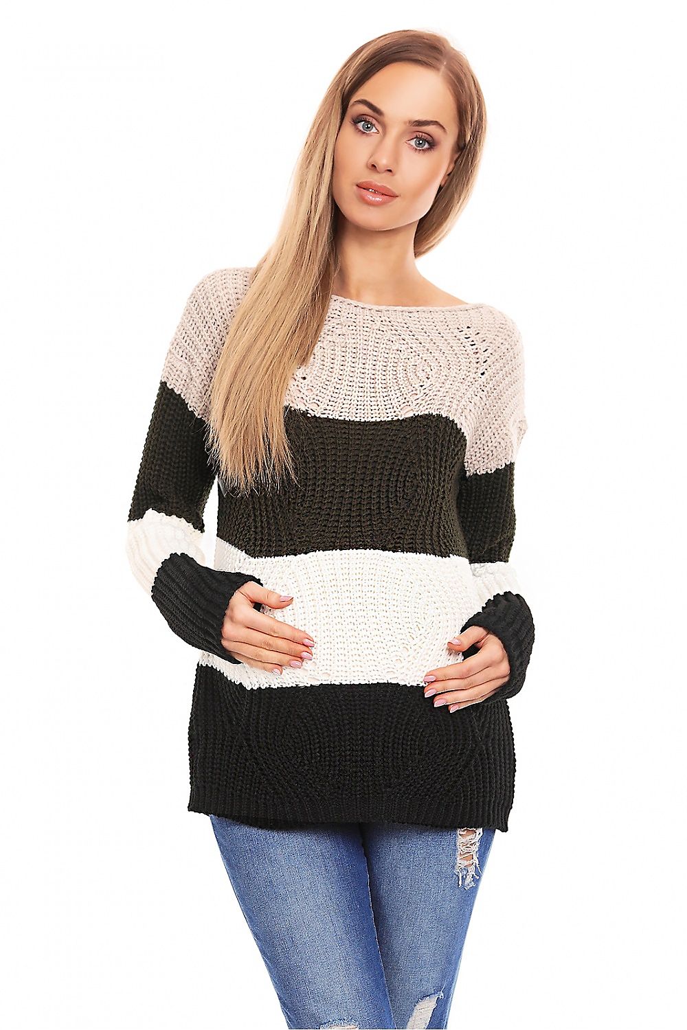 Maternity sweater model 132023 PeeKaBoo