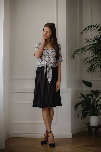 Short-sleeved shirt model 143911 Lenitif