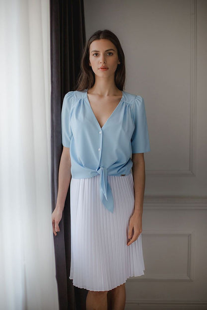 Short-sleeved shirt model 143911 Lenitif