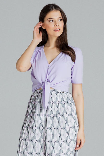 Short-sleeved shirt model 143911 Lenitif
