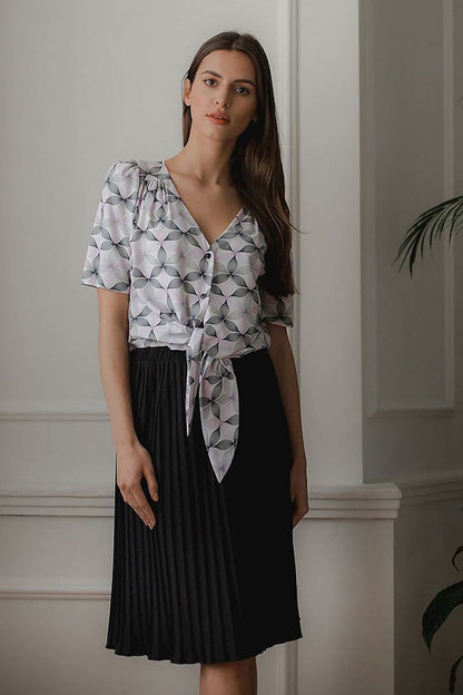 Short-sleeved shirt model 143911 Lenitif