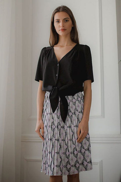 Short-sleeved shirt model 143911 Lenitif