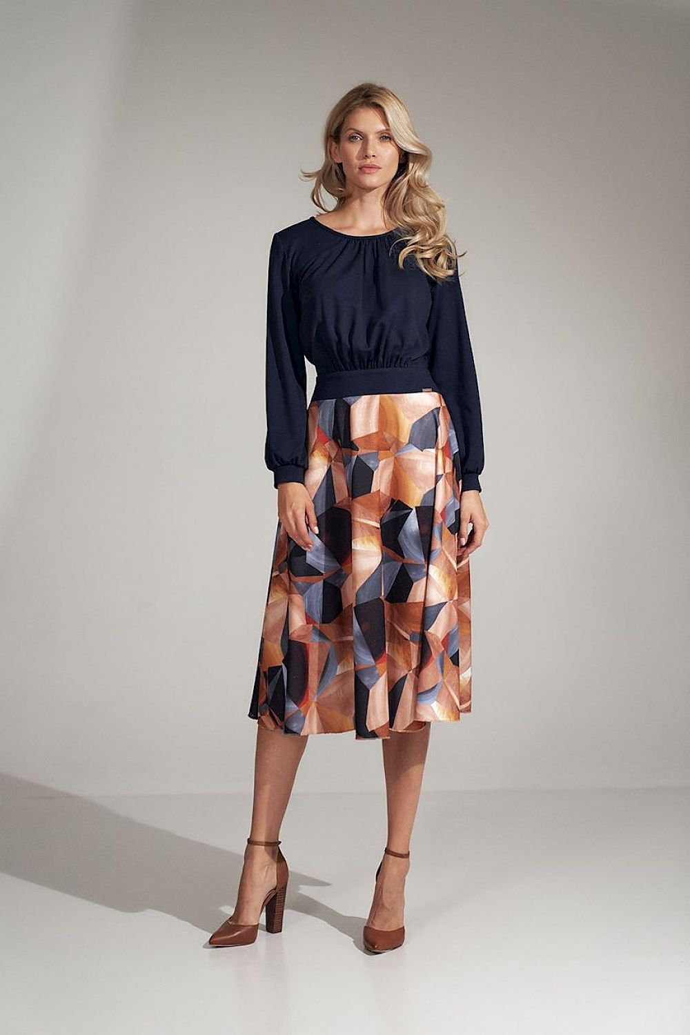 فستان نهاري موديل 150444 فيجل