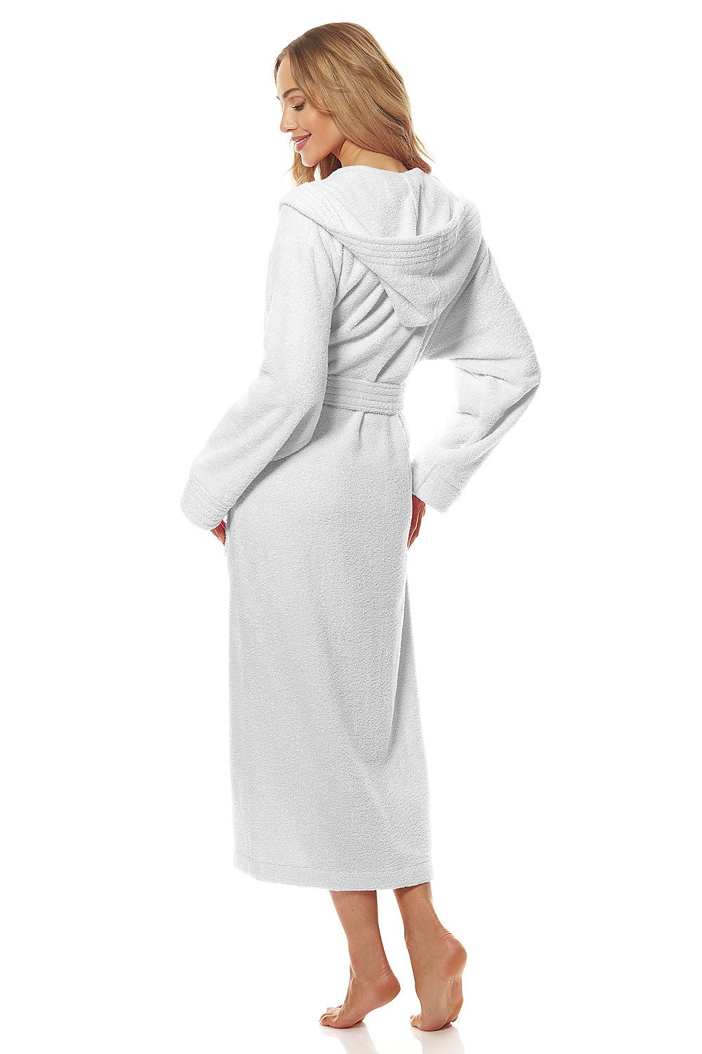Long bathrobe model 152619 L&amp;L collection