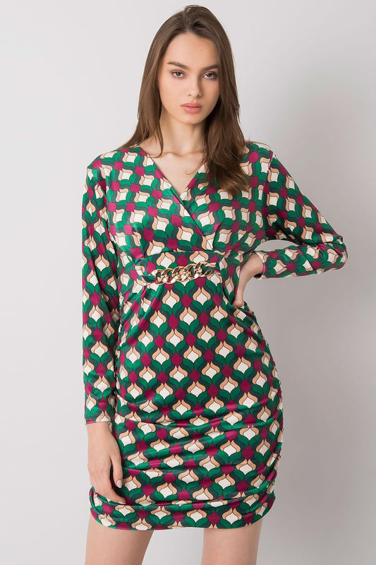 فستان نهاري موديل 160394 إيطاليا مودا