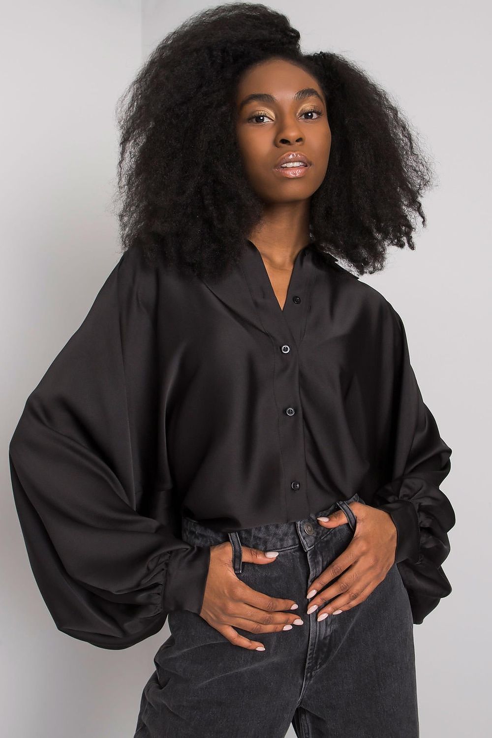 Chemise manche longue model 174052 Italy Moda