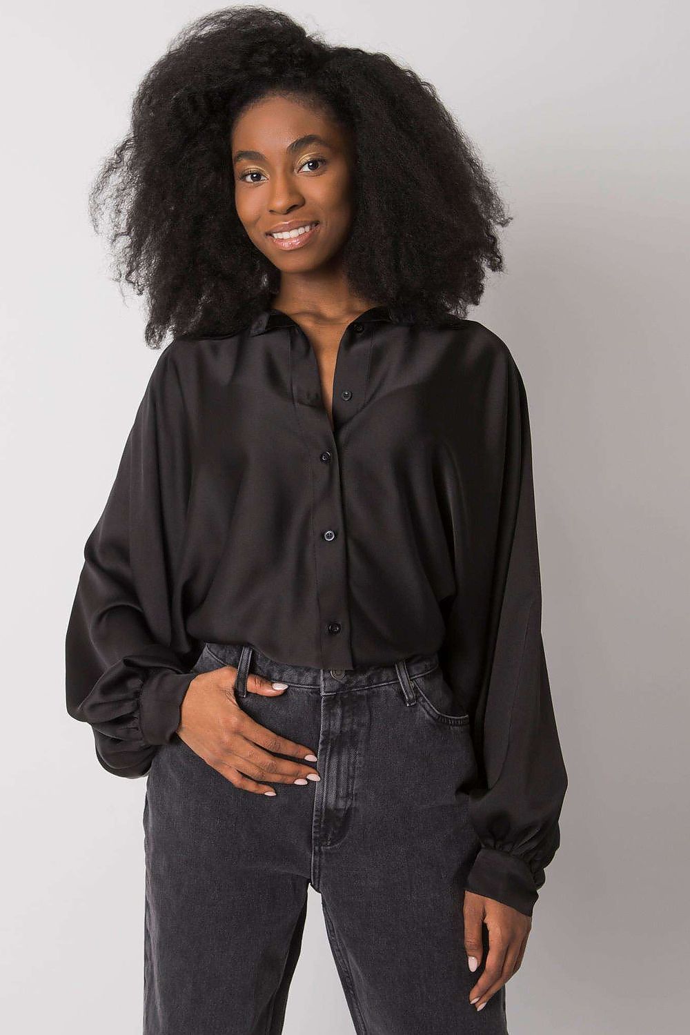 Chemise manche longue model 174052 Italy Moda