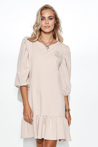 Robe de jour model 162229 Makadamia