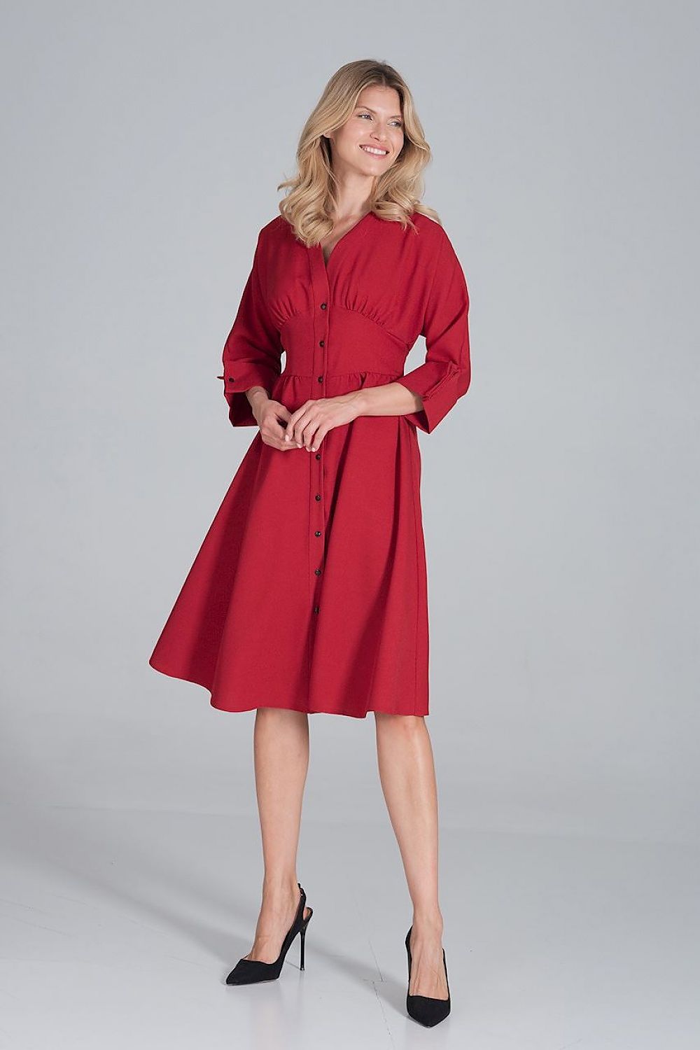 فستان نهاري موديل 162386 فيجل