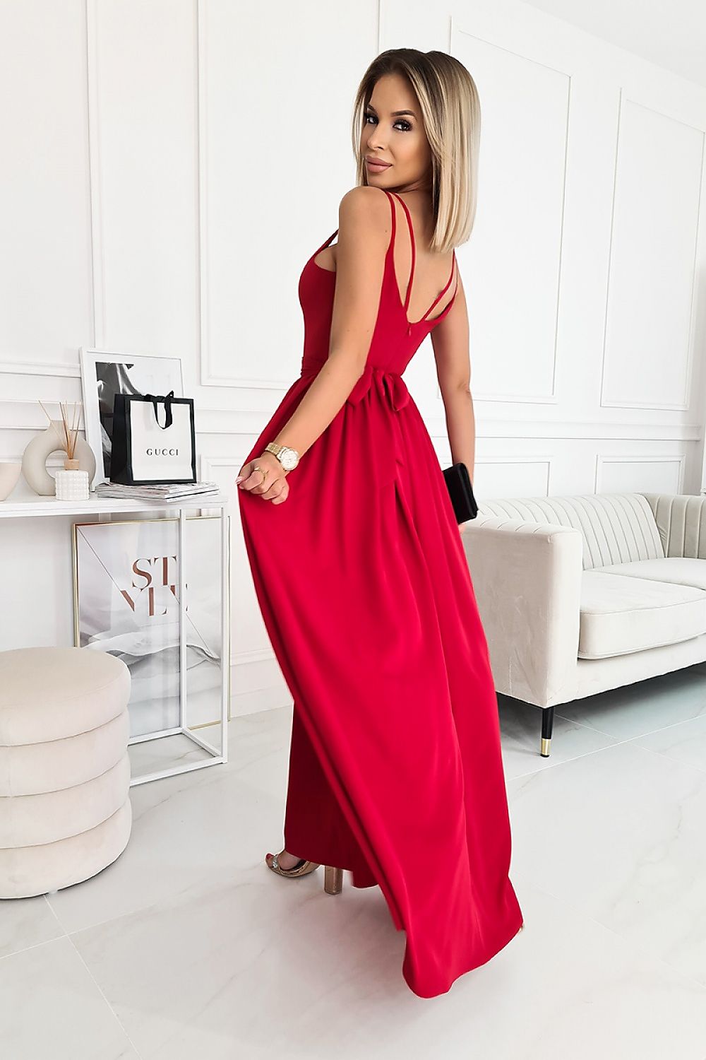  Robe longue model 163797 Bicotone 