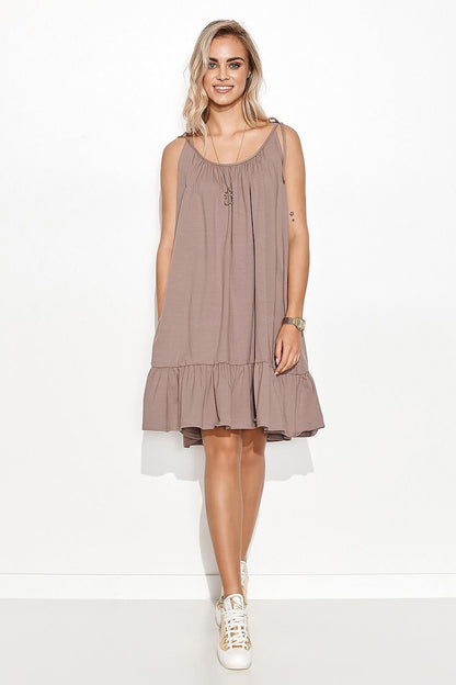 Robe de jour model 165330 Makadamia