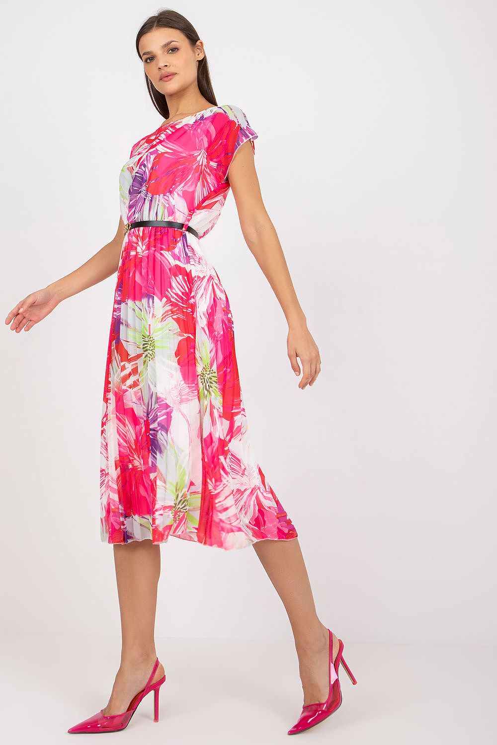 فستان نهاري موديل 197874 إيطاليا مودا