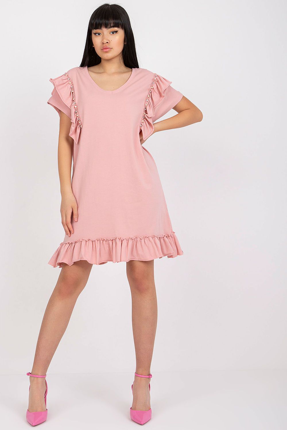 فستان نهاري موديل 166119 فانتسي