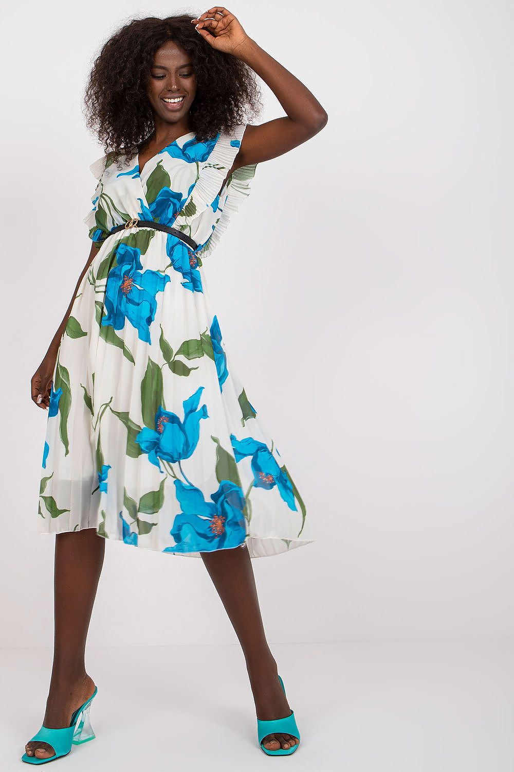 فستان نهاري موديل 197871 إيطاليا مودا