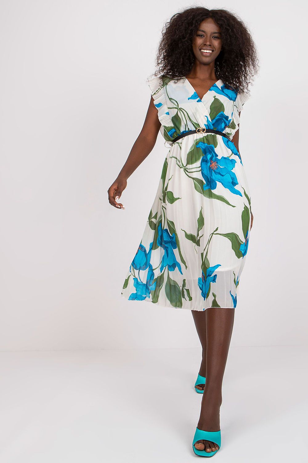 فستان نهاري موديل 197871 إيطاليا مودا