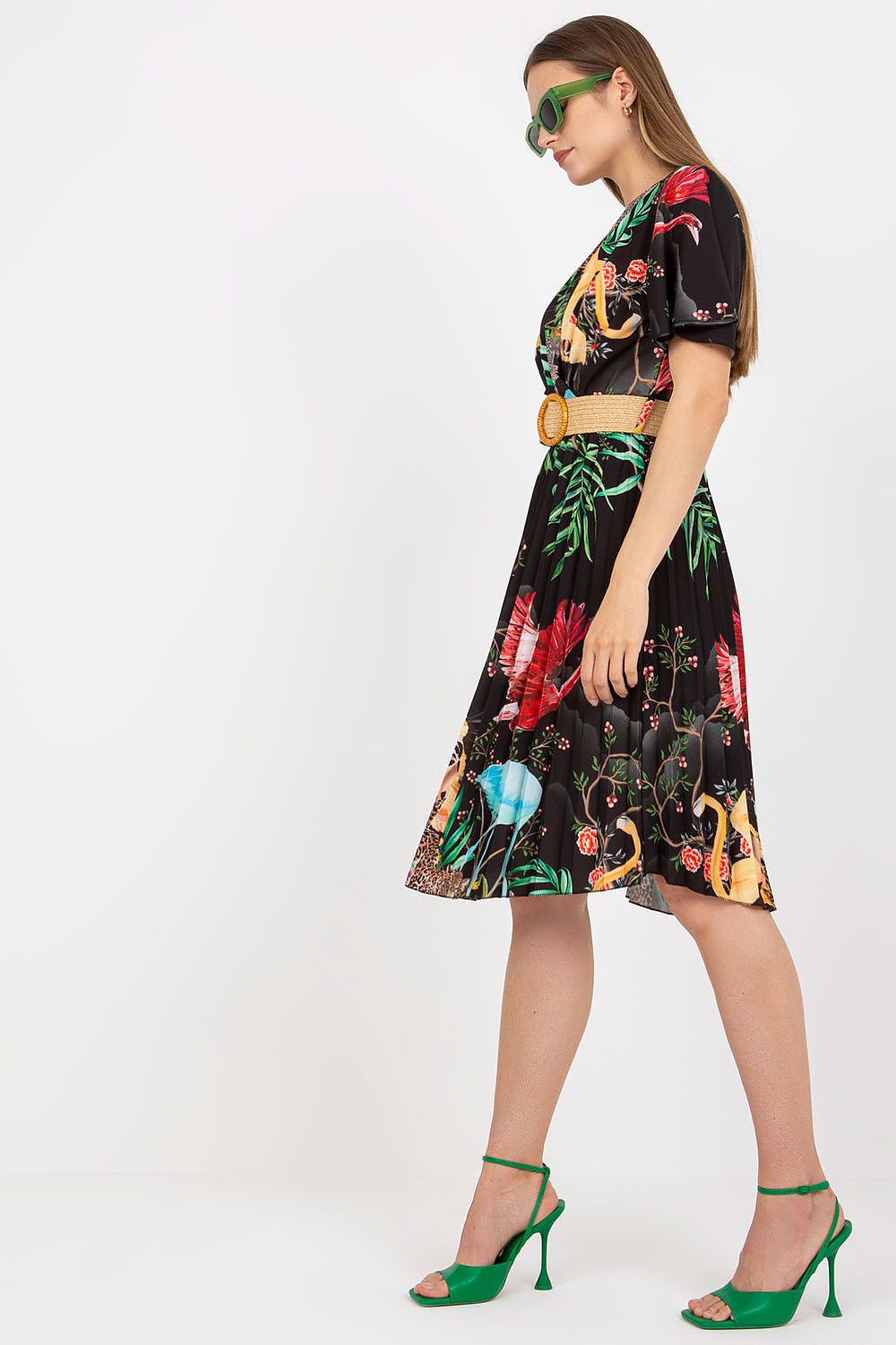 فستان نهاري موديل 167733 إيطاليا مودا