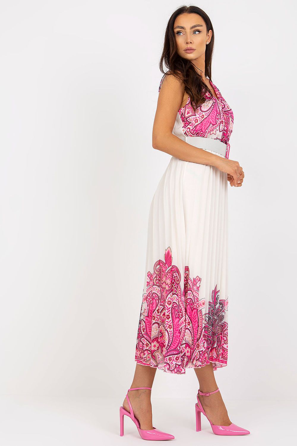 فستان نهاري موديل 168536 إيطاليا مودا