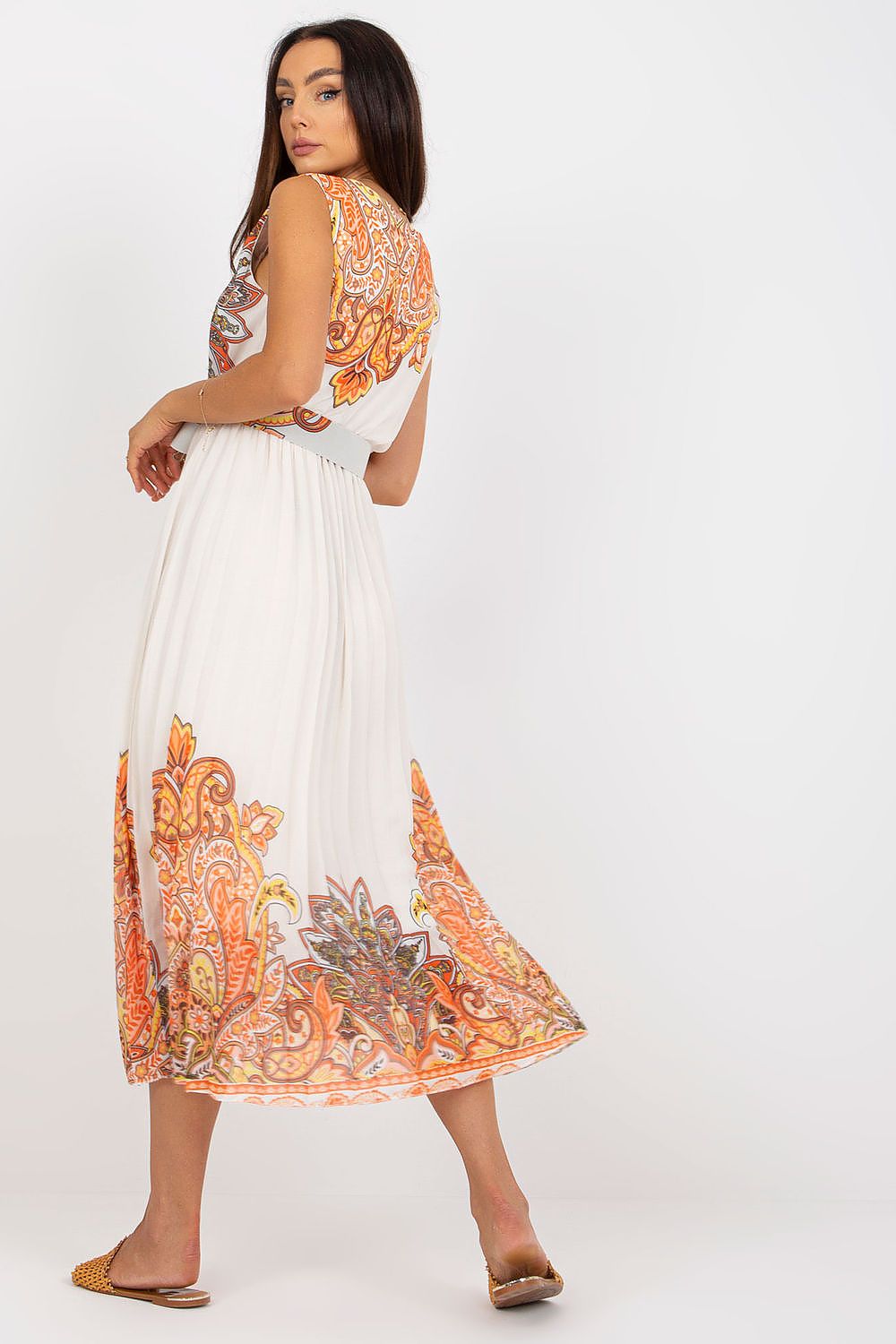 فستان نهاري موديل 168536 إيطاليا مودا