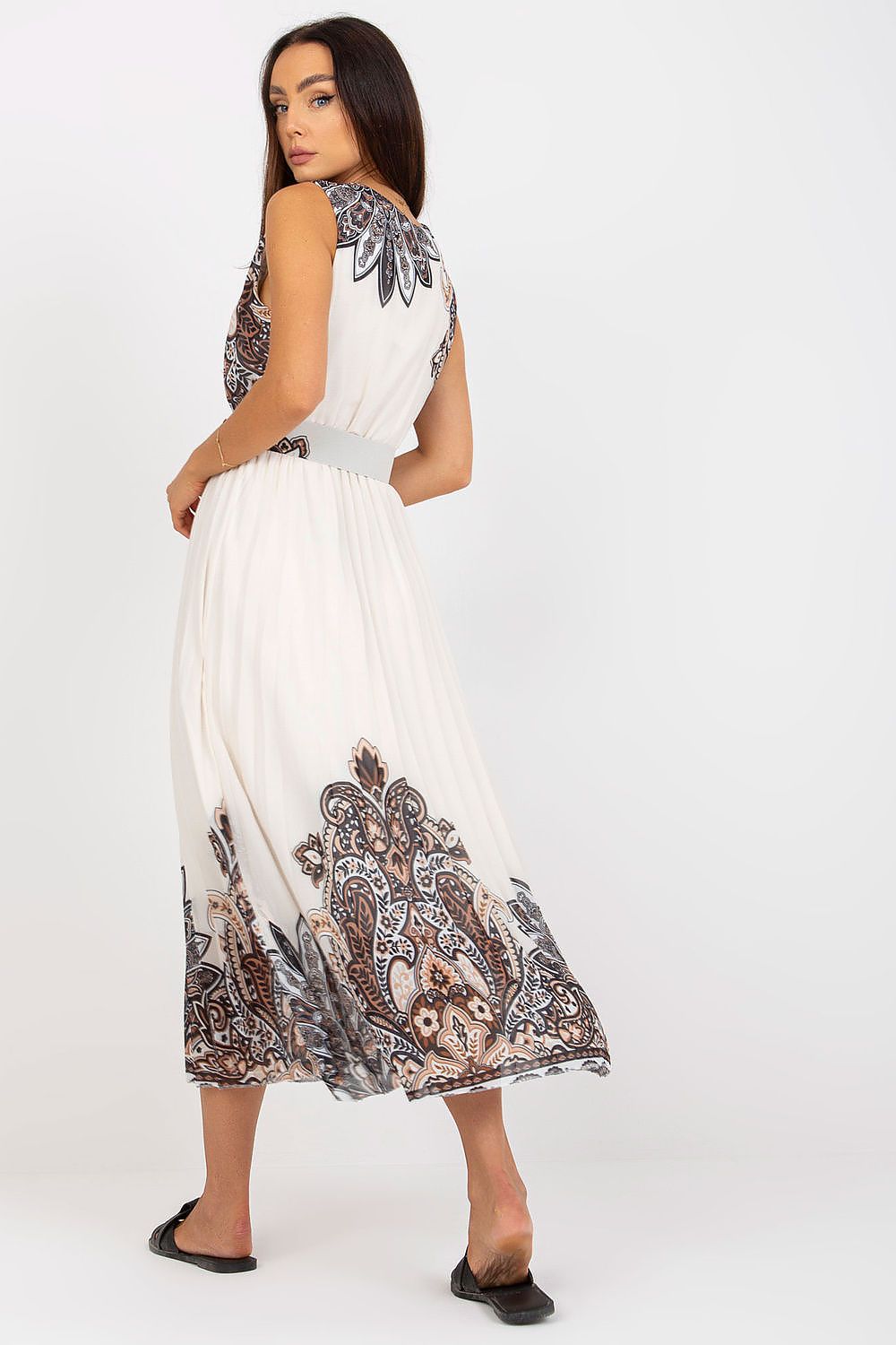 فستان نهاري موديل 168536 إيطاليا مودا