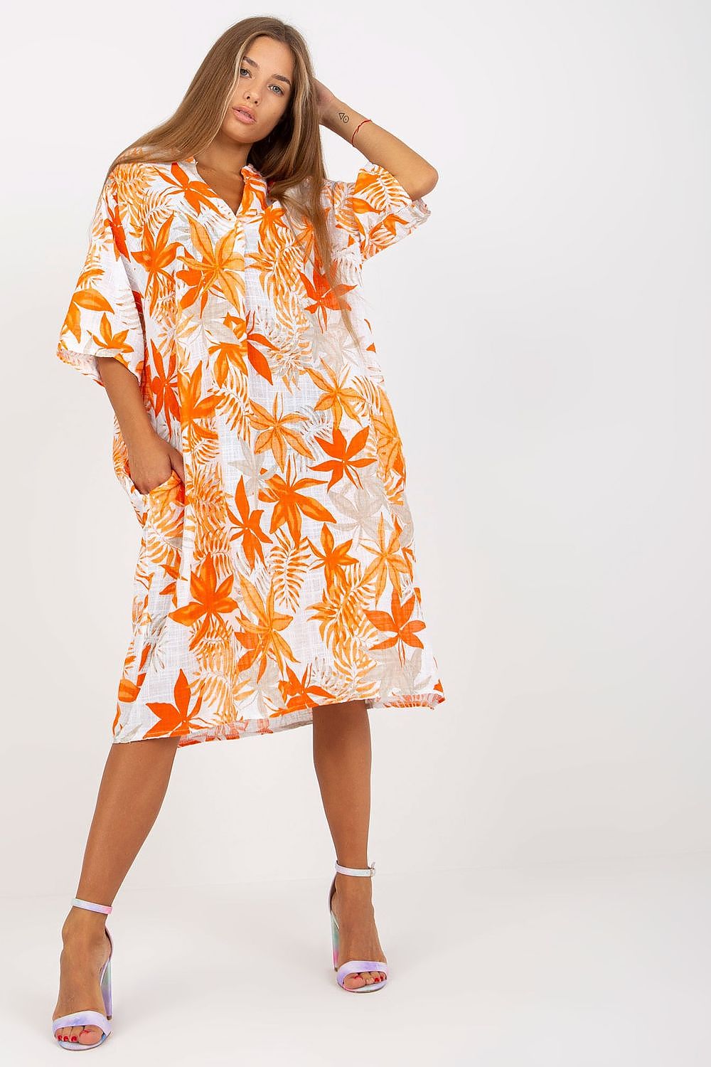 فستان نهاري موديل 168573 إيطاليا مودا