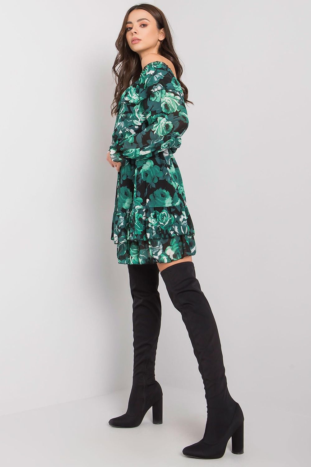 فستان نهاري موديل 169540 إيطاليا مودا