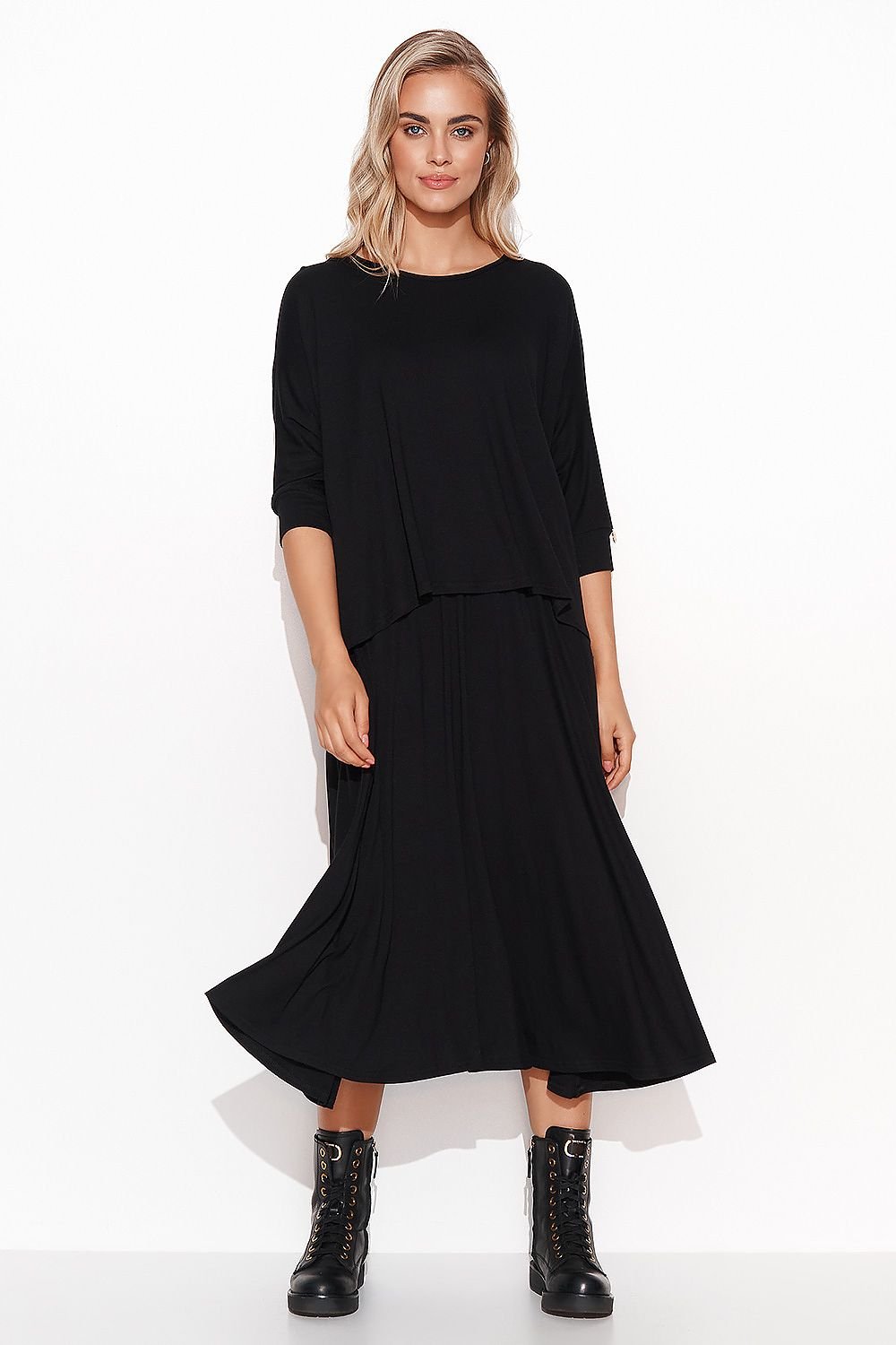 Day dress model 170086 Makadamia