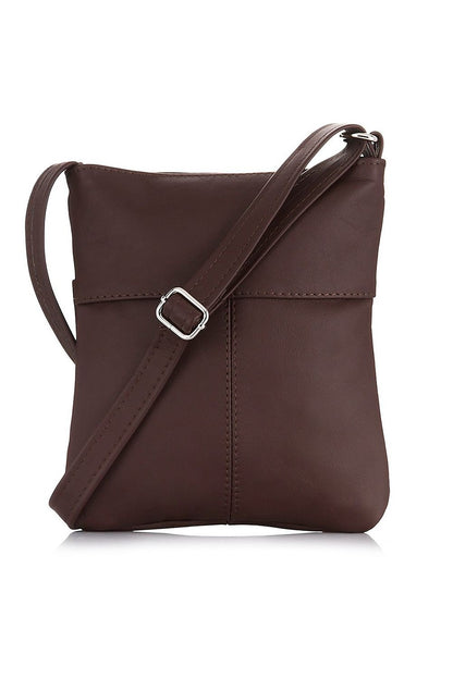 Sac en cuir naturel model 173170 Galanter
