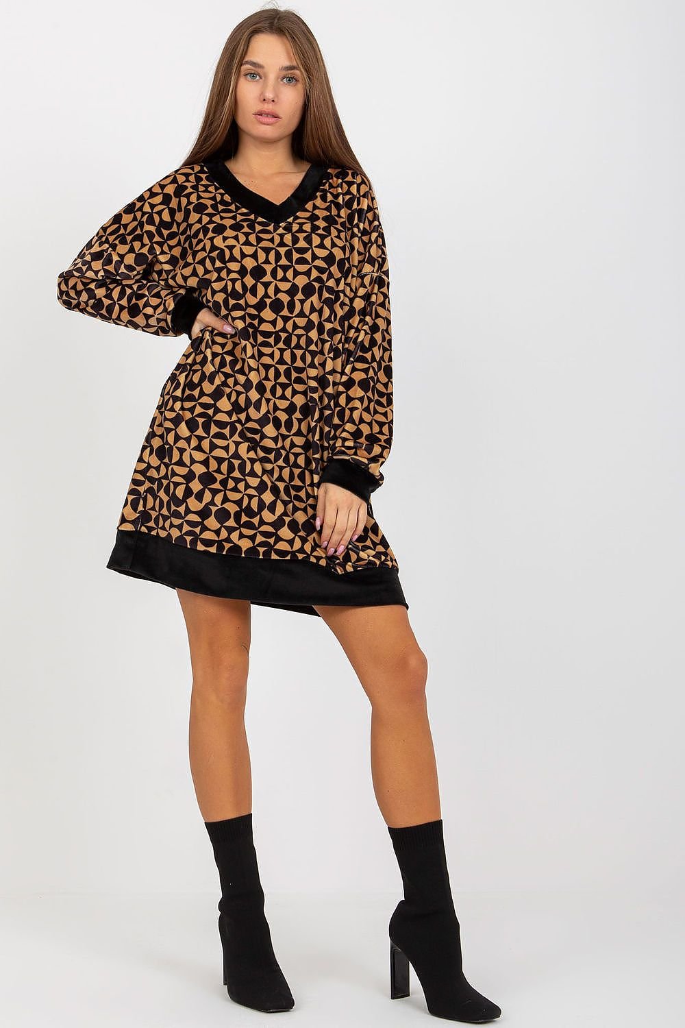 فستان نهاري موديل 173729 شارع باريس