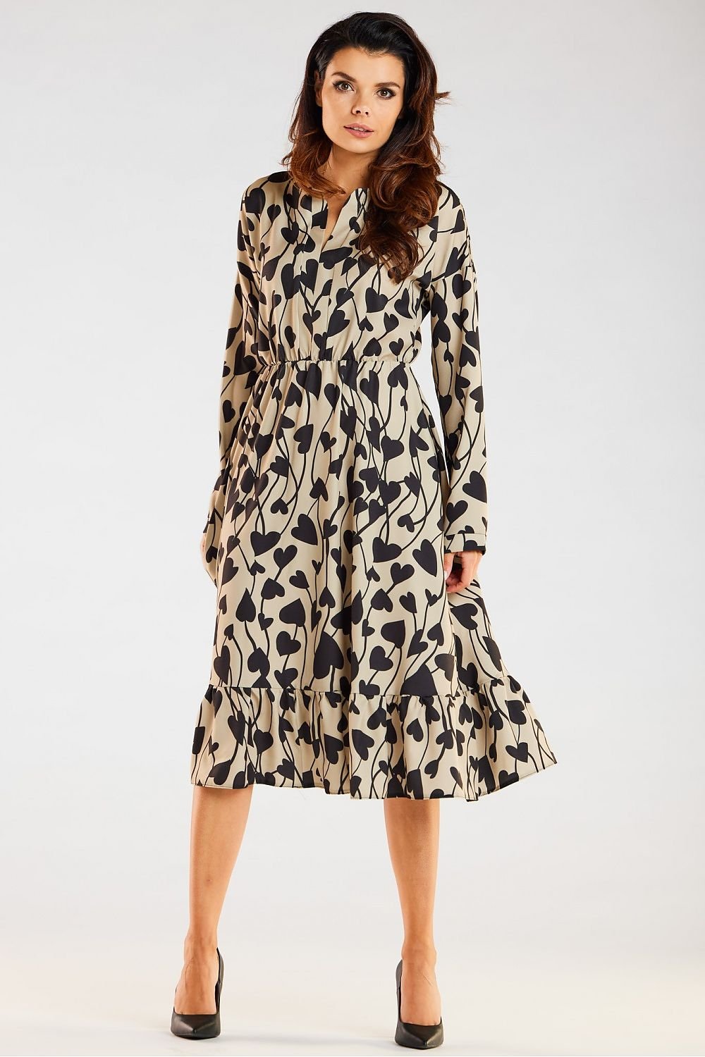 فستان نهاري موديل 176855 عوامة