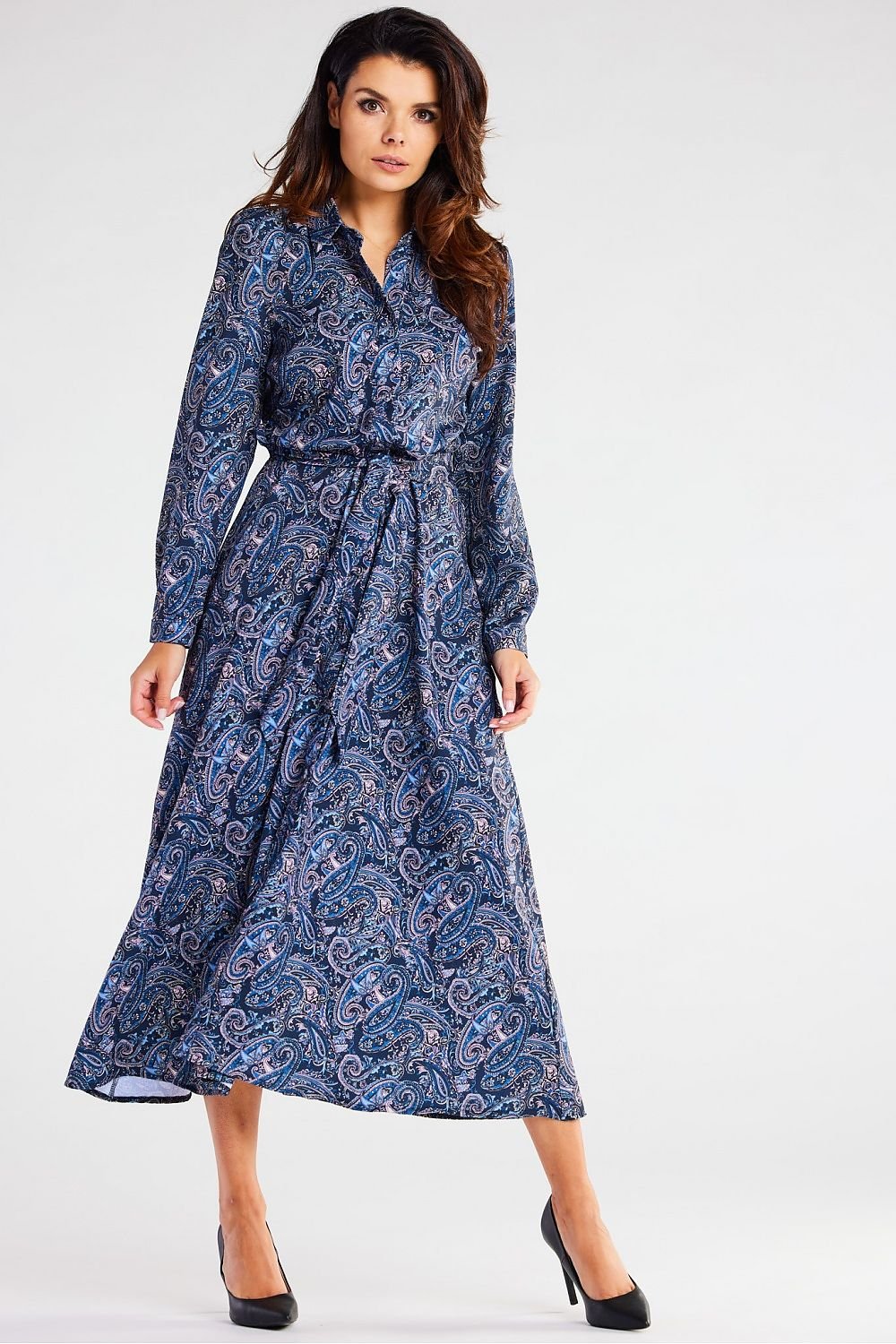 فستان نهاري موديل 176857 عوامة