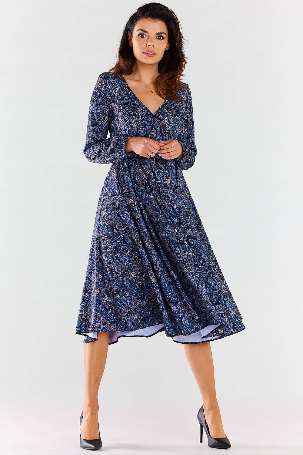 فستان نهاري موديل 176859 عوامة