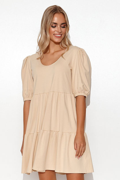 Robe de jour model 179203 Makadamia