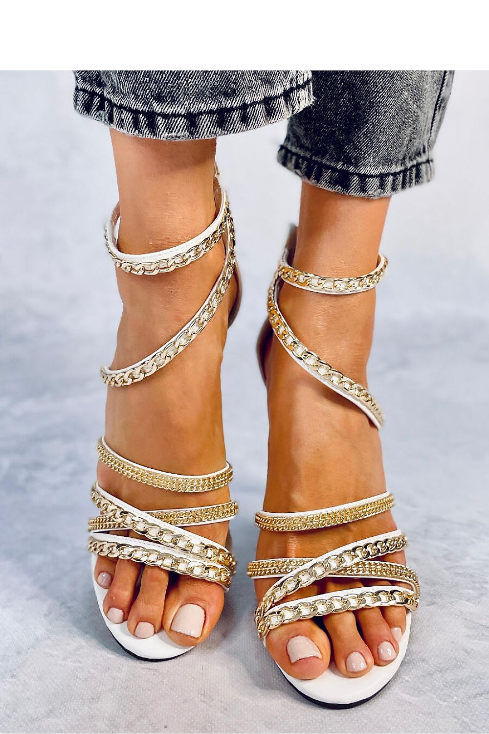 Heeled sandals model 179890 Inello