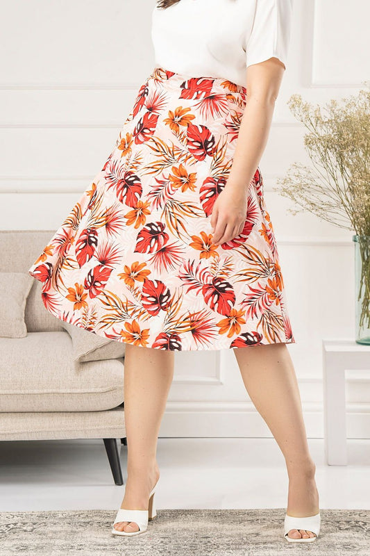 Plus size skirt model 180458 Karko