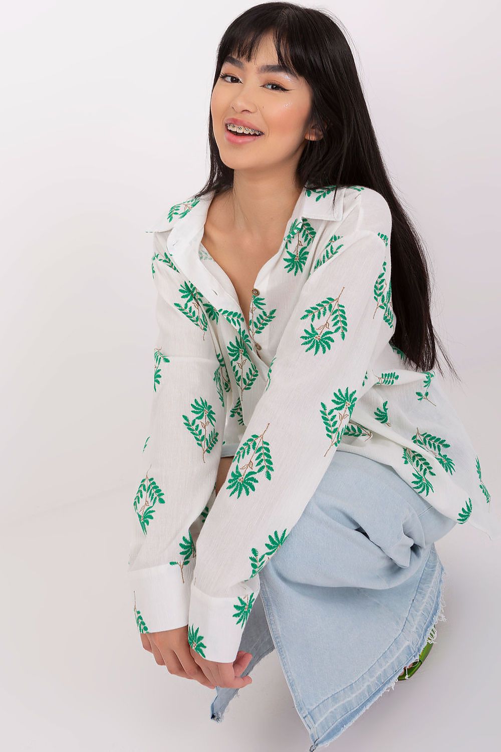 قميص بأكمام طويلة موديل 182066 لاكيرتا