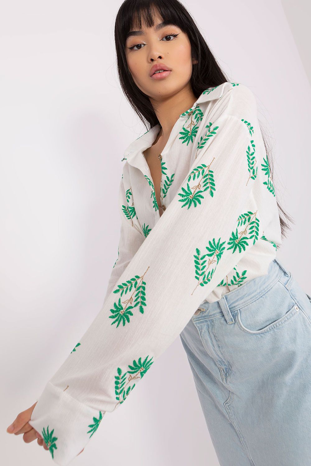 قميص بأكمام طويلة موديل 182066 لاكيرتا