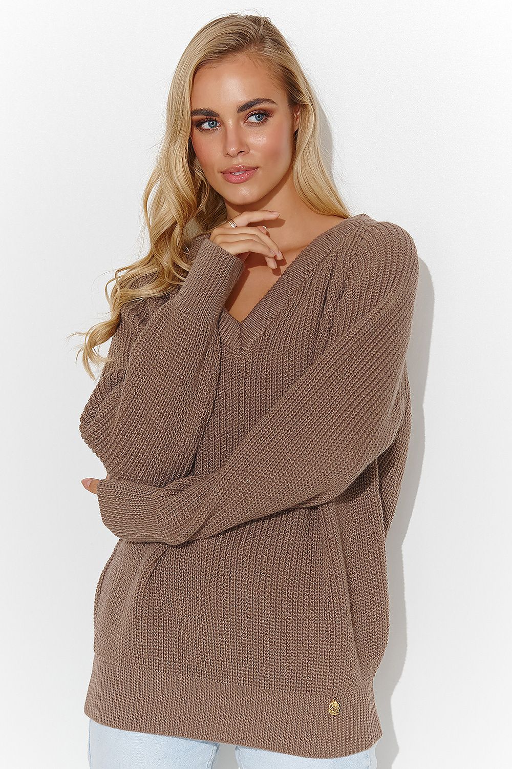 Sweater model 184787 Makadamia