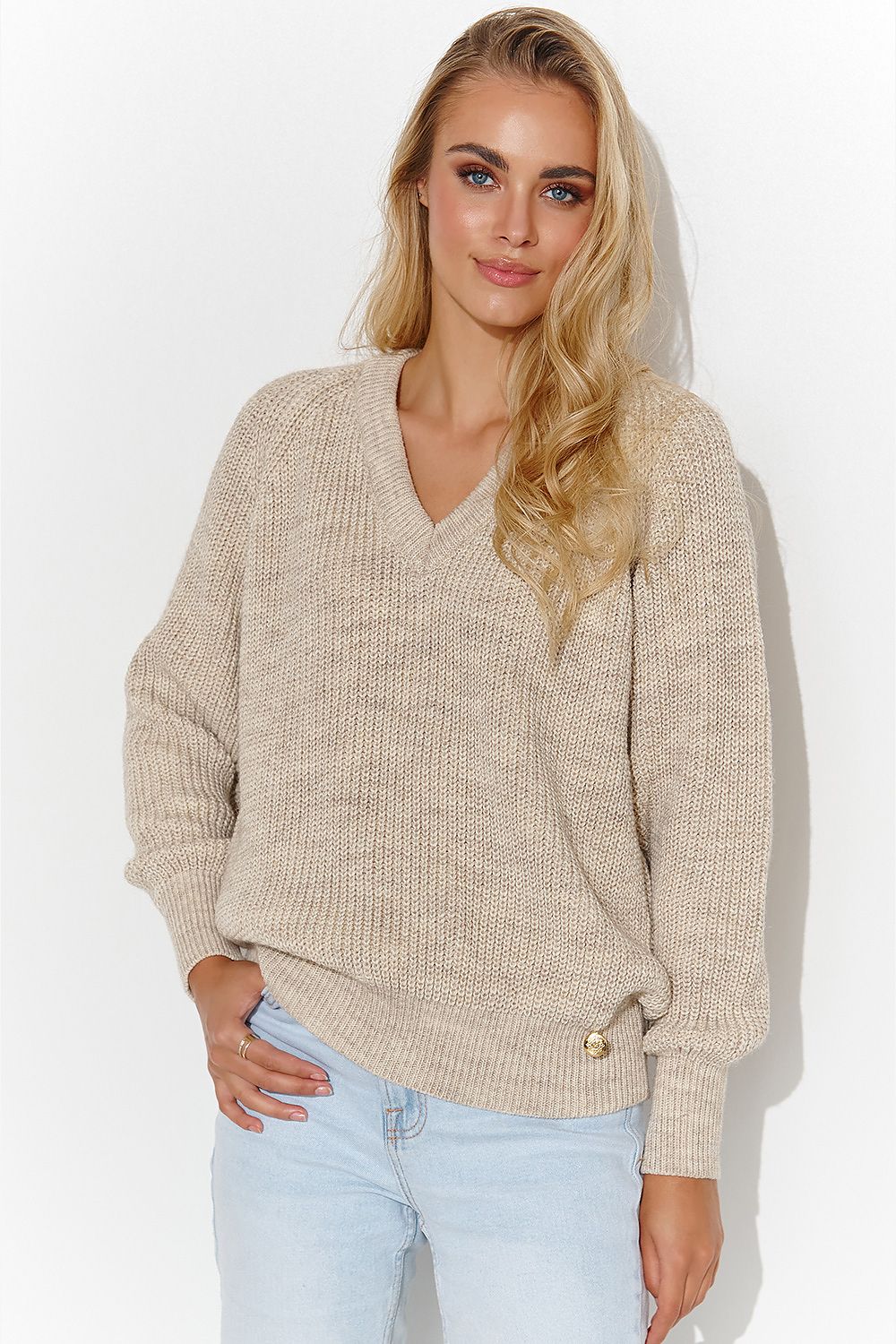Sweater model 184787 Makadamia