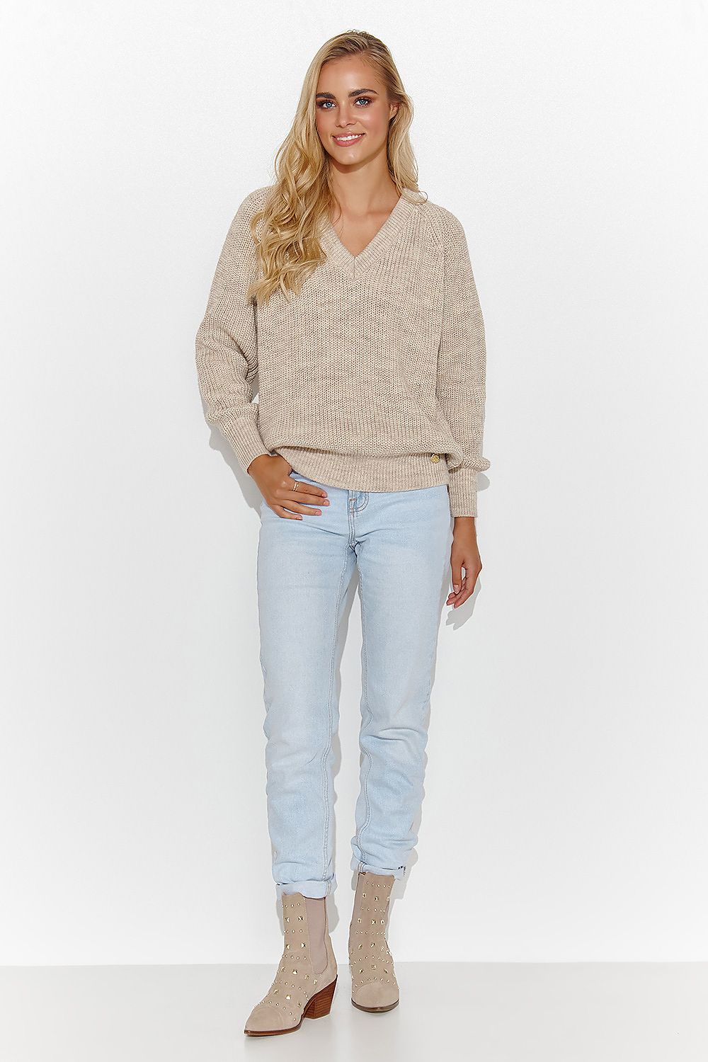 Sweater model 184787 Makadamia