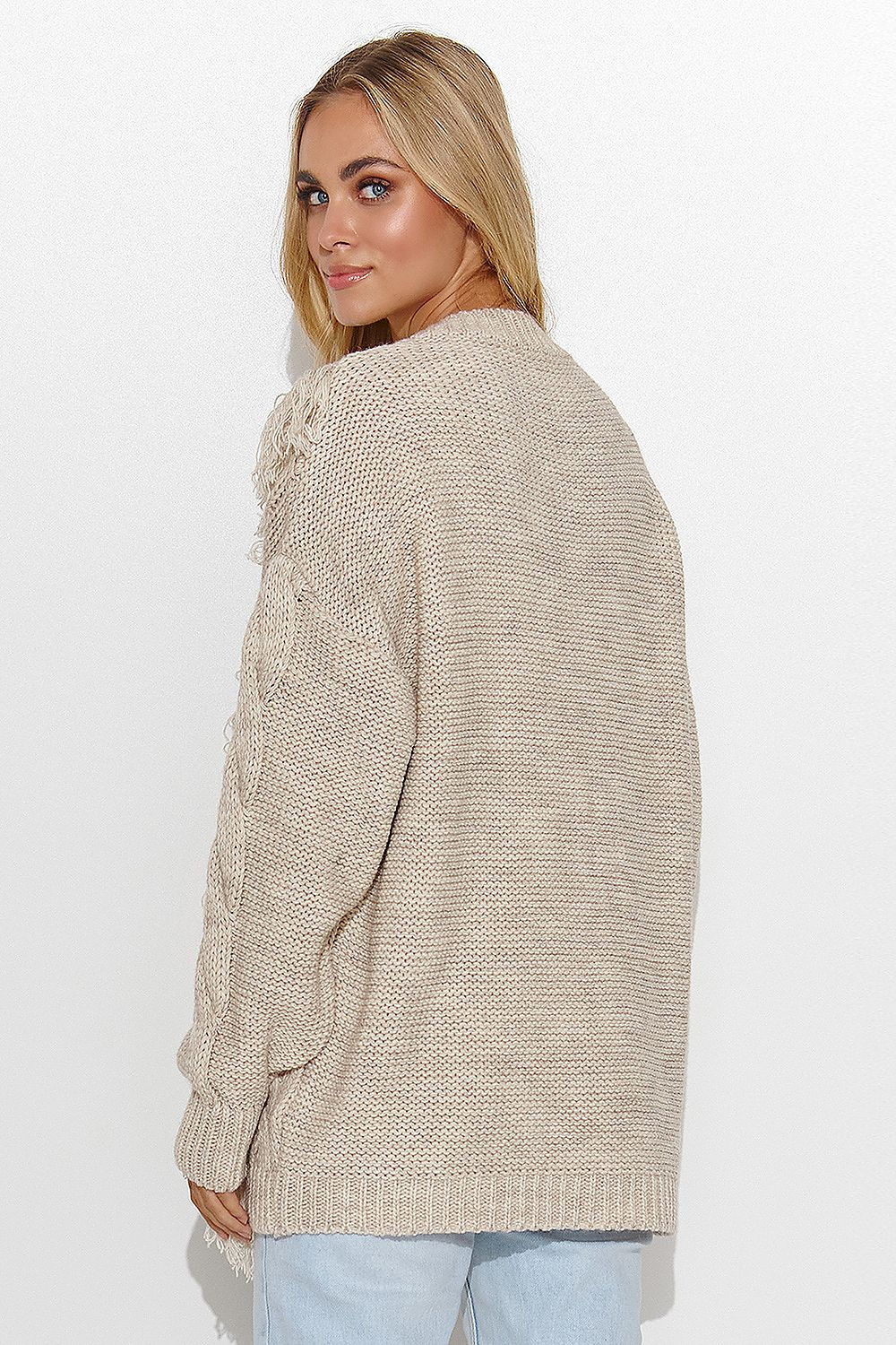 Sweater model 184802 Makadamia