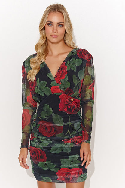 Robe de jour model 184811 Makadamia