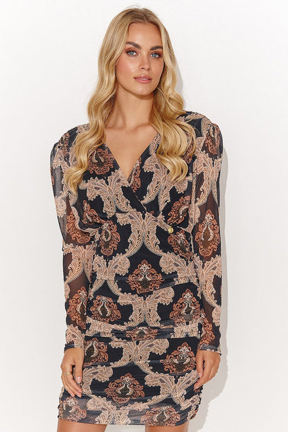 Robe de jour model 184811 Makadamia