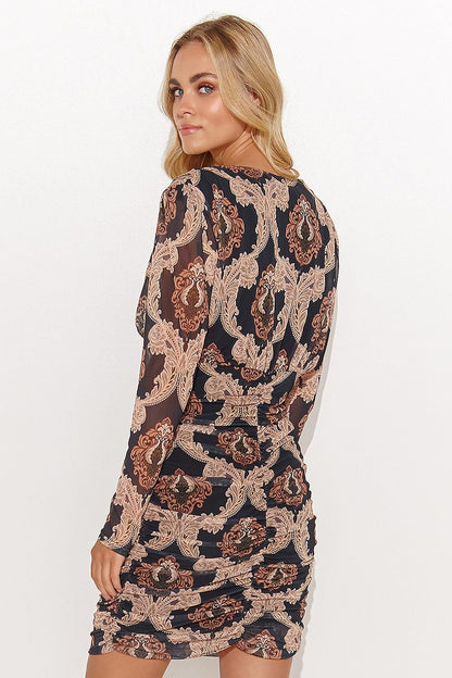 Robe de jour model 184811 Makadamia