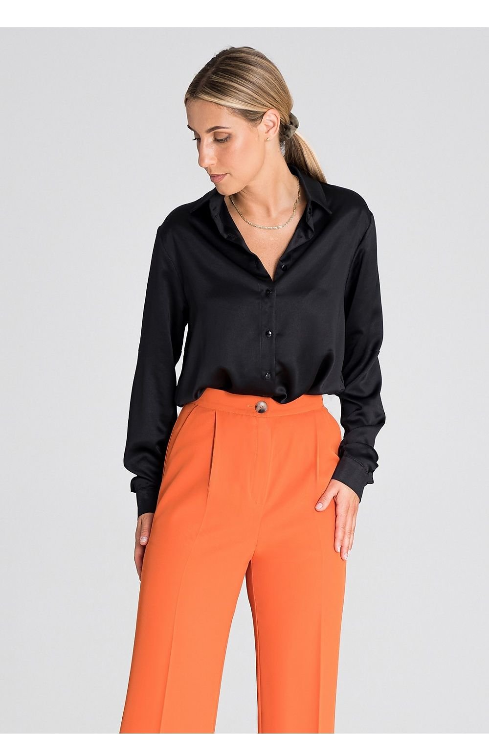 قميص بأكمام طويلة موديل 185068 فيجل