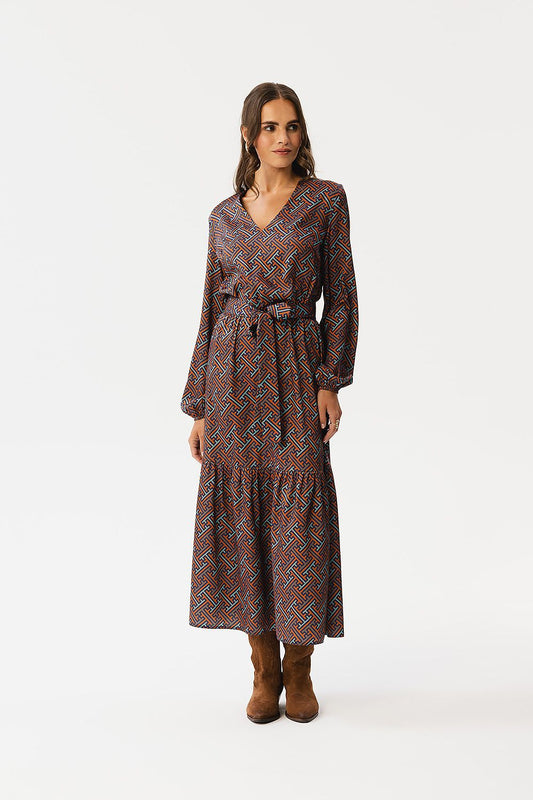 فستان نهاري موديل 185121 ستايلوف