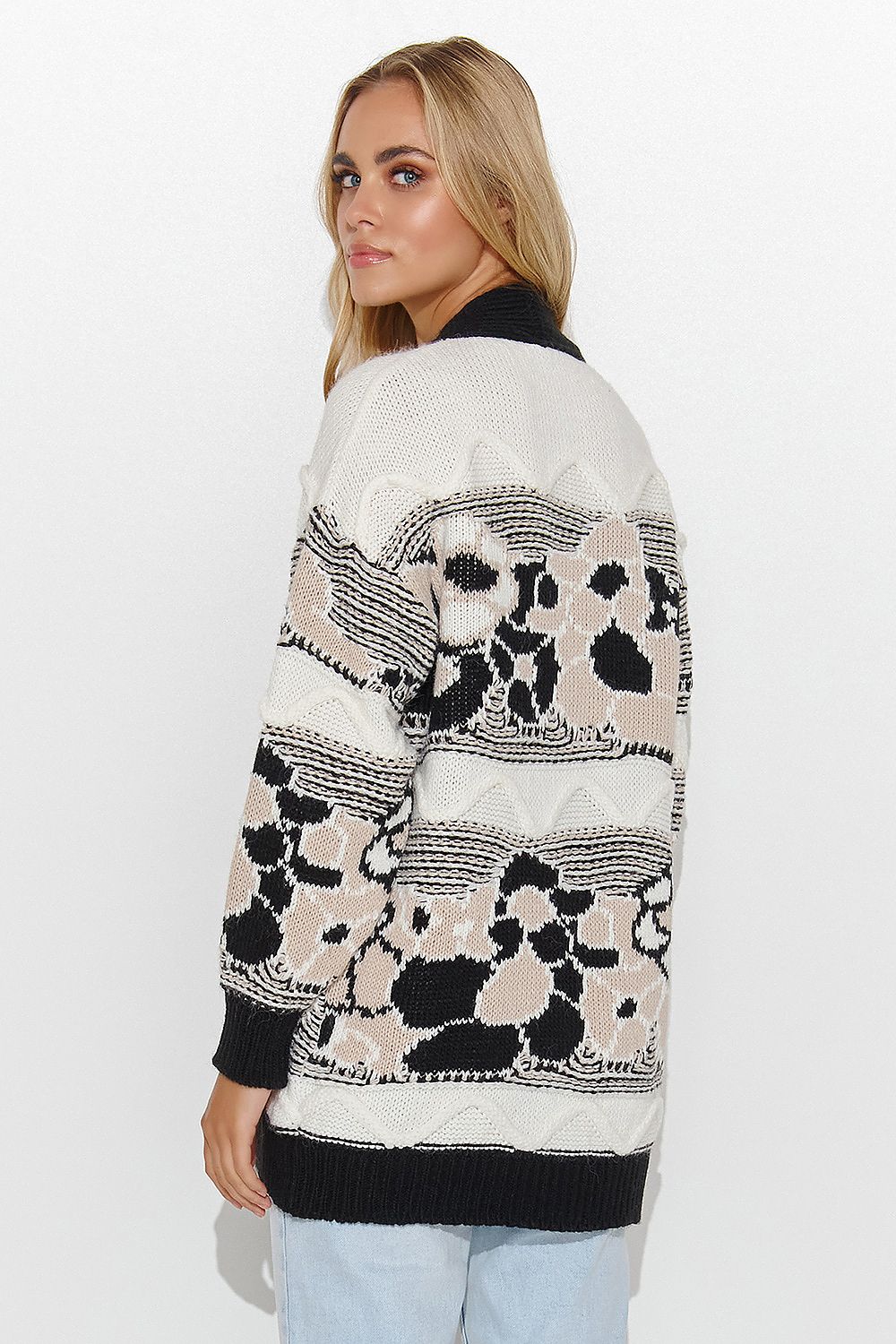 Cardigan model 185513 Makadamia