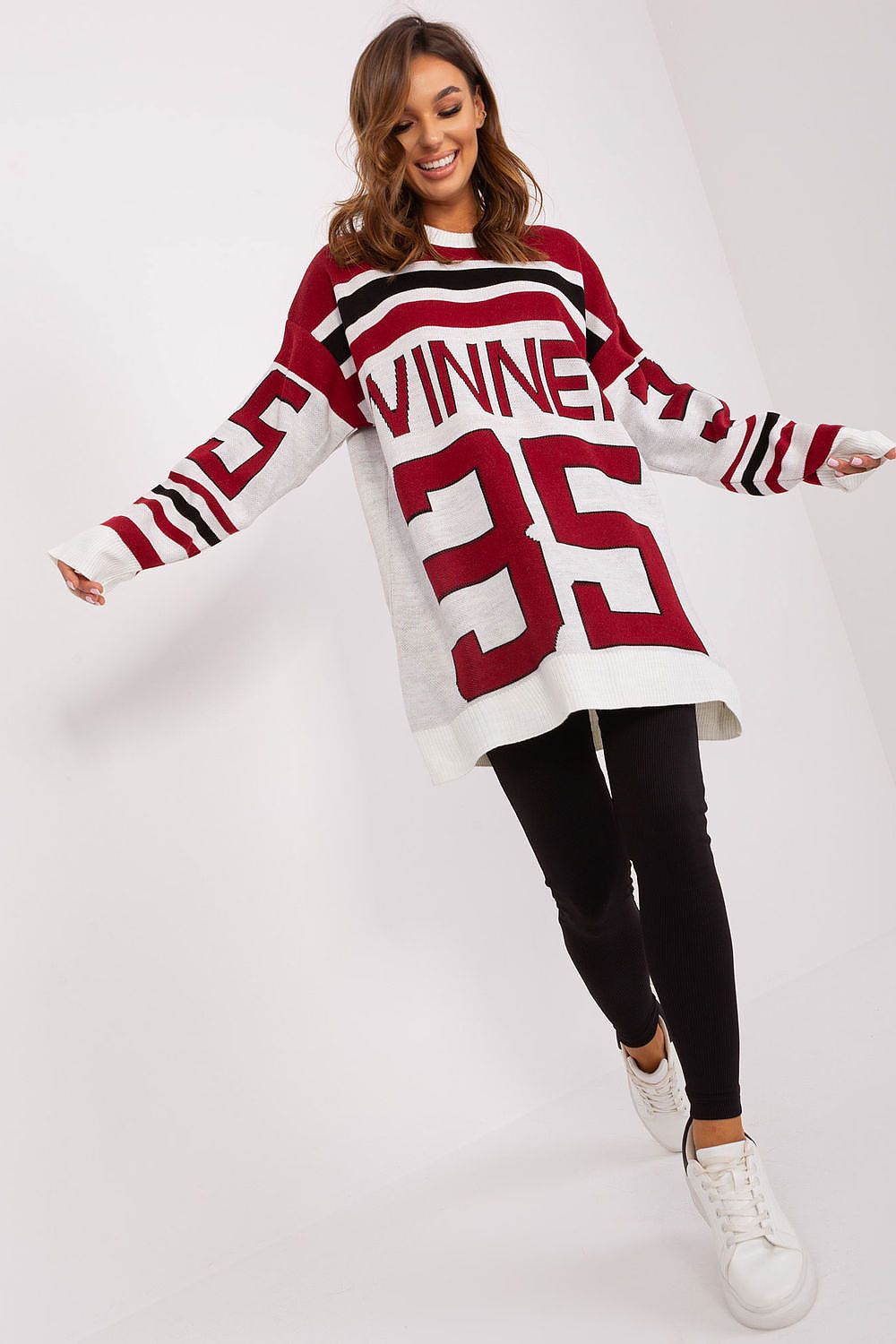 Long sweater model 185413 Badu