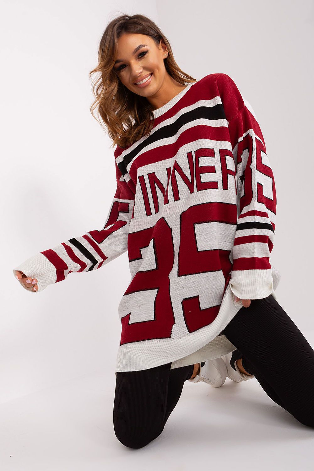 Long sweater model 185413 Badu